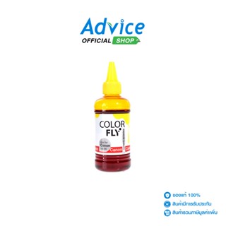 Color Fly หมึกสำหรับ  CANON 100 ml.  สีเหลือง