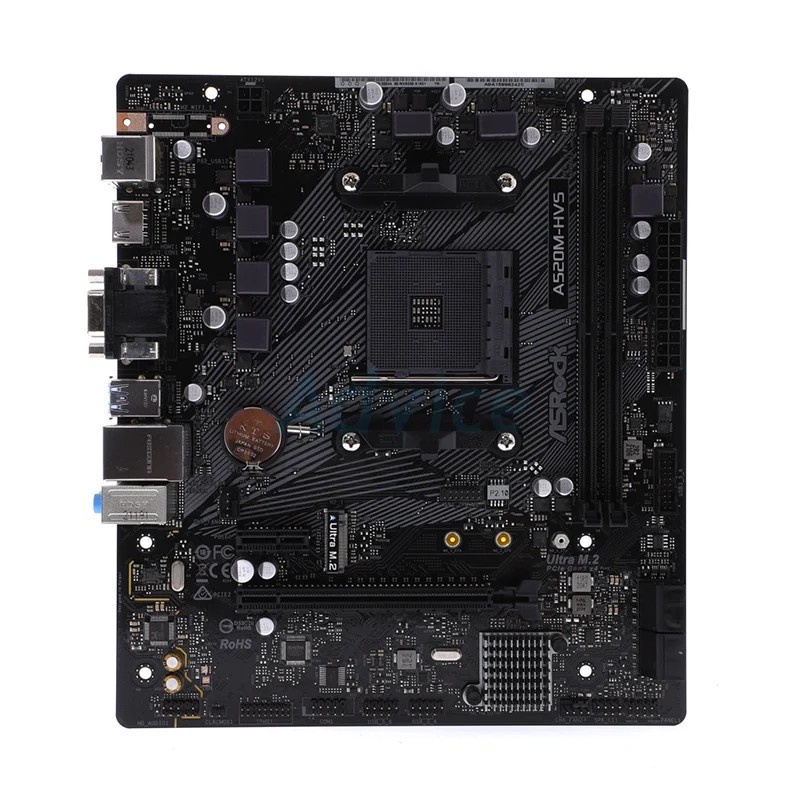 ASROCK Mainboard เมนบอร์ด (AM4) A520M-HVS - A0146444