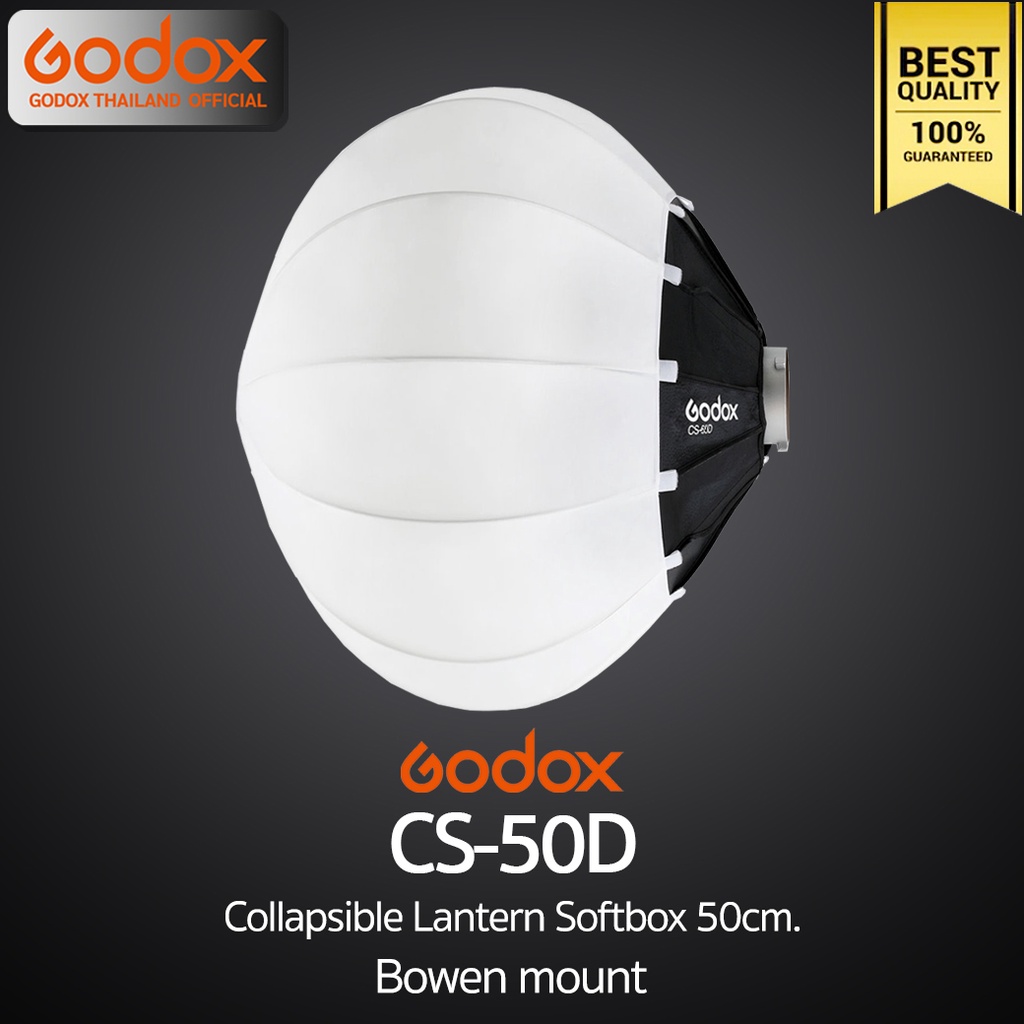 Godox Softbox CS-50D Collapsible Lantern Softbox 50cm. - Bowen mount