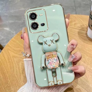 Vivo Y27 Y36 V25 Y35  Y22S Y02S Y16 T1X Y33S Y21 Y15A Y15S Y01 เคสโทรศัพท์มือถือ พร้อมที่ตั้งวาง สําหรับ