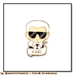 Karl Brooch • Karl Pin • เข็มกลัดรูปการ์ตูน • เข็มกลัดโลหะผสม • Cartoon Brooch / Pin