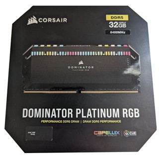 Corsair Dominator Platinum RGB 32GB (2 x 16GB) DDR5 DRAM 6400MHz C32 Memory Kit