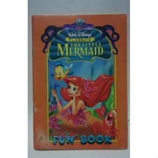 มีหลายภาพ, มีตำหนิ โปรดดูทุกภาพ, สมุดภาพเจ้าหญิงเงือกน้อยแอเรียล, the Little Mermaid ขนาด 19cm เป็นสมุดภาพการ์ดและอื่นๆ