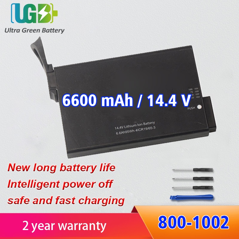Original 800-1002แบตเตอรี่สำหรับแนวคิด O2 Oxlife Independence แบตเตอรี่ P/n 800-1002 4ICR19/65-3 14.