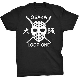 เสื้อเชิ้ตแขนสั้น เสื้อยืดแขนสั้น Osaka Loop One Kanjo เสื้อยืดพิมพ์ลายสไตล์ญี่ปุ่นสําหรับผู้ชายและผู้หญิง