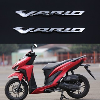 ตราสัญลักษณ์พลาสติก ABS ลายโลโก้รถจักรยานยนต์ 3D สําหรับ Honda Vario 2 ชิ้น