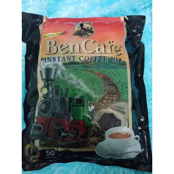 กาแฟรถไฟ Ben Cafe 3in1 50 ซอง
