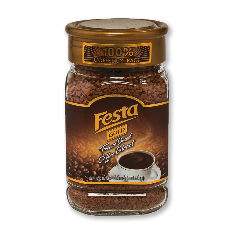 เฟสต้า กาแฟโกลด์ ฟรีดรายส์ 100 กรัมFesta Gold Freeze Dried Coffee 1000g