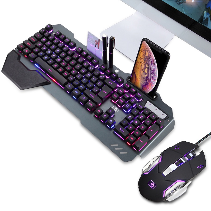 "จัดส่งรวดเร็ว" คีย์บอร์ดแบบกลไกแบบมีสายพร้อมคีย์บอร์ดเกมกล RGB แบ็คไลท์ Anti-ghosting สําหรับ PC Desktop คีย์บอร์ดเกมเมอร์กันน้ํา
