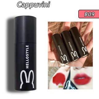 Cappuvini ลิปกลอส เนื้อแมตต์ ติดทนนาน 3 กรัม / 1 แท่ง HELLOSTYLE