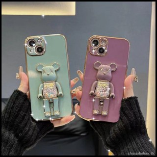 เคส OPPO Reno 5 เคส OPPO Reno 5k เคส OPPO Reno 5Pro 5G เคส OPPO Reno 6 5G เคส OPPO Reno 6 4G เคส OPPO  Reno 6Z 5G เคส OPPO Reno 6Pro 5G เคส OPPO Reno 7 5G เคส OPPO Reno 7 4G OPPO ขอบตรงชุบหมีรุนแรงถือโทรศัพท์มือถือ