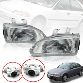 เสื้อไฟหน้า โคมไฟหน้า รุ่น ฮอนด้า ซีวิค HONDA CIVIC EX ปี 1992 - 1995 โฉมเตาร honda-headlight-parts T2