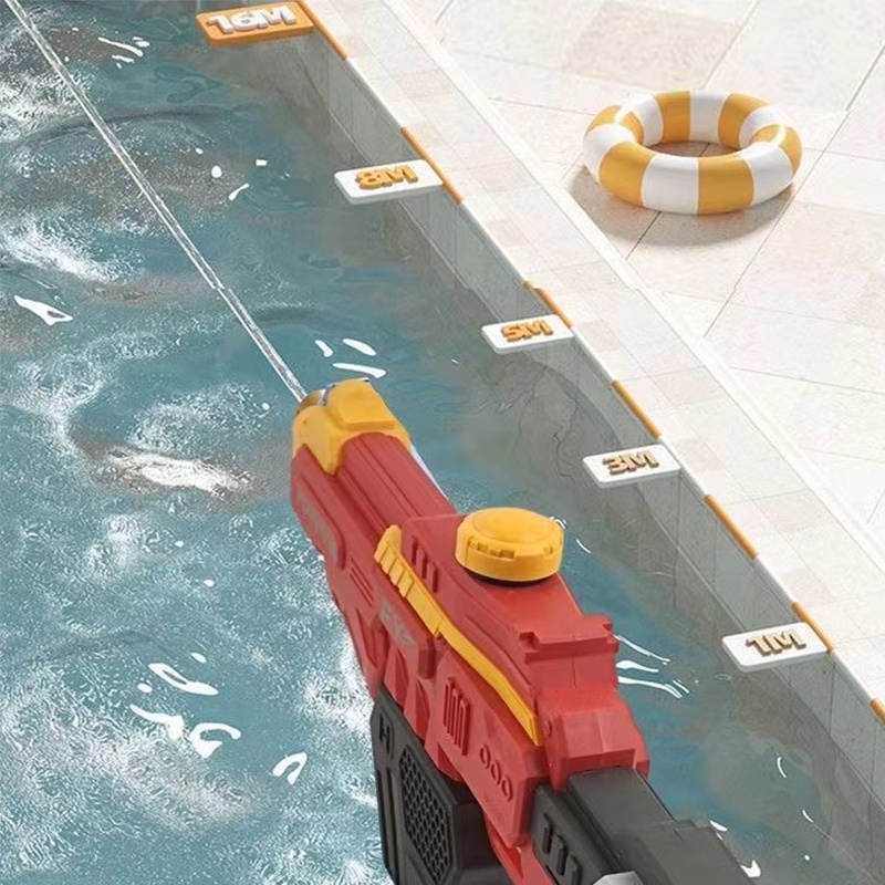 【พร้อมส่งจากไทย】ปืนฉีดน้ำไฟฟ้า ปืนฉีดน้ำ ปืนฉีดน้ำของเล่น ปืนฉีดน้ำเด็ก การต่อสู้ทางน้ำ ปืนฉีดน้ำสงกรานต์ 2025 - รูปที่ 3