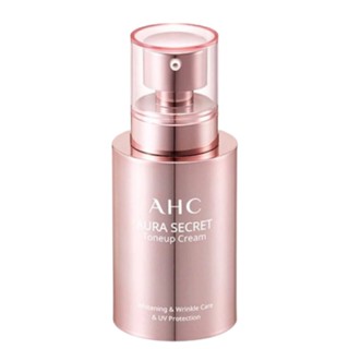 Ahc Aura Secret tone Up cream 1.76 ออนซ์ / 50 กรัม - ครีมเพิ่มโทนสี เพื่อความกระจ่างใสปริมาณและการปกปิดที่อ่อนเยาว์เพื่อให้การดูแลผิวกระจ่างใส + ริ้วรอย + ป้องกันรังสียูวี SPF30 / PA ++