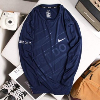 Nike dri-fit เสื้อกีฬาเเขนยาวผู้ชาย ใส่ออกกำลังกาย