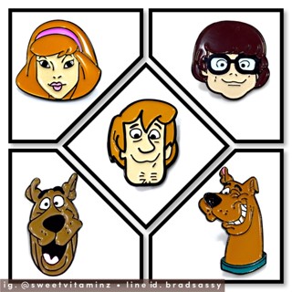 Scooby Doo Brooch • เข็มกลัดสกูบิดู • เข็มกลัดดีสนีส์ • เข็มกลัด Disney • Disney Brooch / Pin