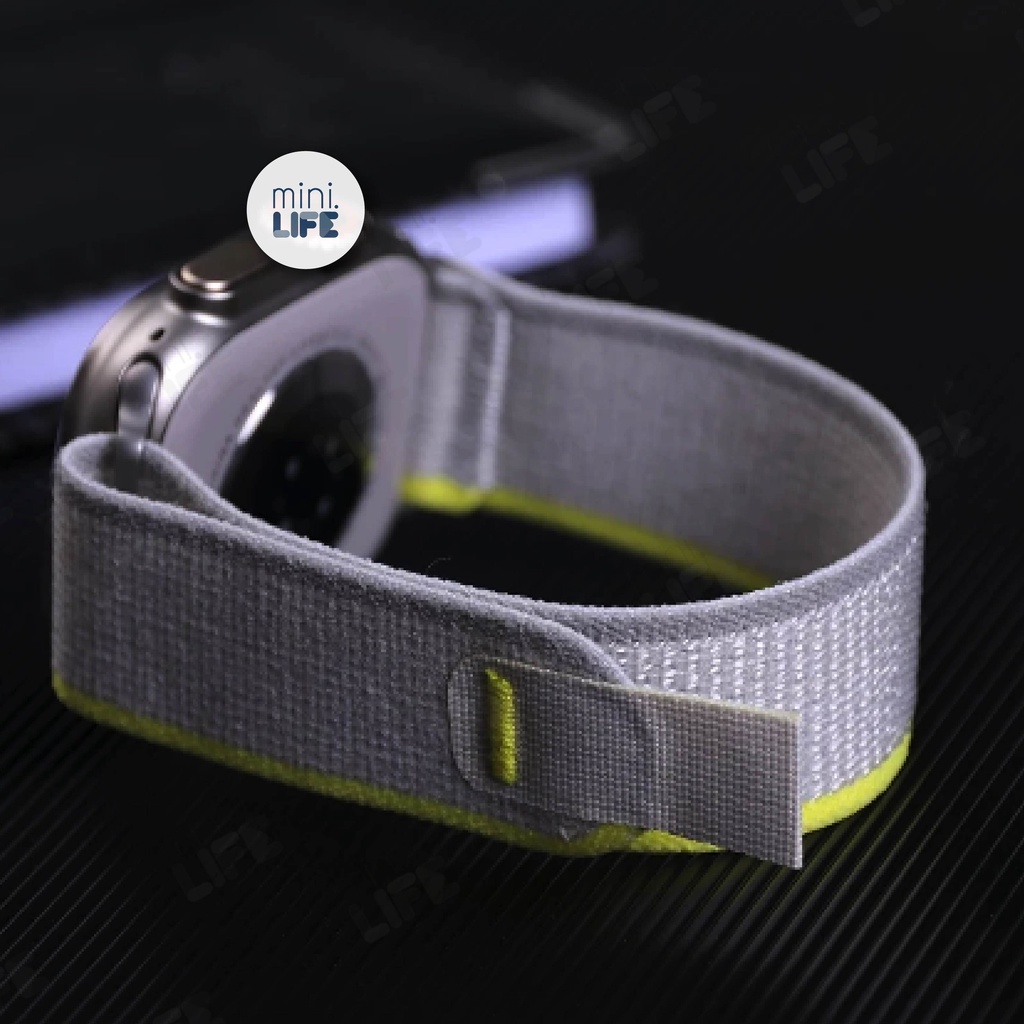[ พร้อมส่ง ] สาย ผ้า สำหรับ iWatch trail loop band Strap สาย nylon series 1 - 10 se Ultra