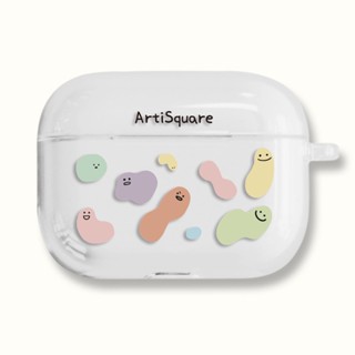 🇰🇷【 Artisquare เคสแข็ง ลายหนอน สําหรับ Airpods