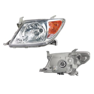 ไฟหน้า  TOYOTA HILUX VIGO  ปี 2004-2007 ไฟหน้าวีโก้ (ตราเพชร) 10-854 toyota-headlight-parts T2