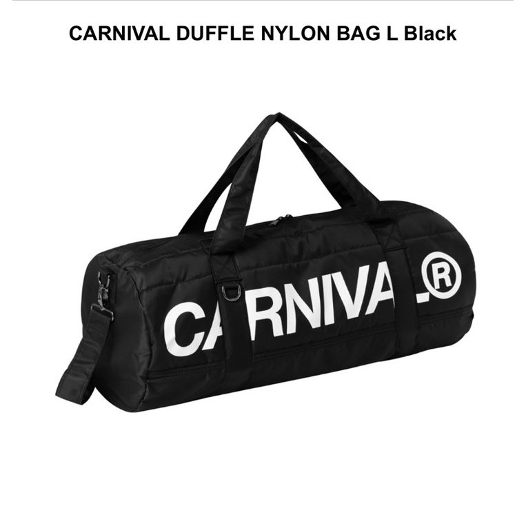 Carnival DUFFLE NYLON BAG size L Black