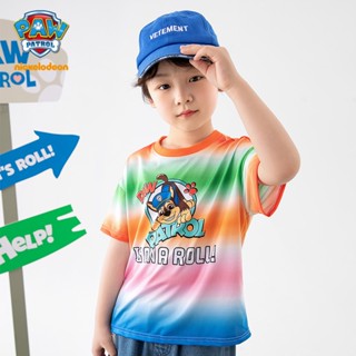 paw patrol  เสื้อยืดแขนสั้นสำหรับเด็ก