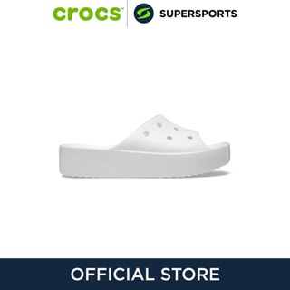 CROCS Classic Platform รองเท้าแตะผู้หญิง รองเท้าผู้หญิง