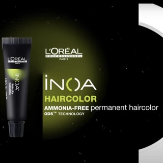 Loreal INOA ลอรีอัล ไอนัว ครีมเปลี่ยนสีผม ปิดผมขาว สนิท ไม่มีแอมโมเนีย ไม่ฉุน INOA Ammonia-Free สีย้อมผม โกรกผม อินัว
