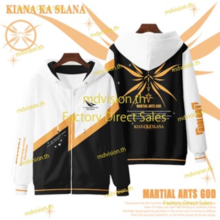 ใหม่ เสื้อกันหนาว เสื้อแจ็กเก็ตแขนยาว มีฮู้ด มีซิป พิมพ์ลายอนิเมะ Honkai Impact 3 Kiana Kaslana 3D ทรงหลวม สําหรับผู้ชาย และผู้หญิง