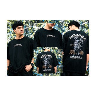 สะดวกสบายเสื้อยืด ▣☸HGHHMNDS CLO. - เสื้อ Unstoppable (สีดำ)