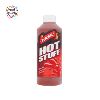 Crucials Hot Stuff Sauce 500ml ครูเชียลส์ ซอสฮอทสตีฟ 500 มิลลิลิตร