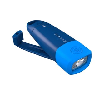 Decathlon ดีแคทลอน ไฟฉายชาร์จไฟ ได้ด้วยตัวเอง รุ่น Dynamo 500 USB ความสว่าง 75 ลูเมน (สีฟ้า) ไฟฉาย