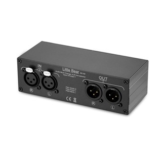 Mc103 กล่องแยกสวิตช์เสียงสเตอริโอ 3 ทาง XLR แบบพกพา