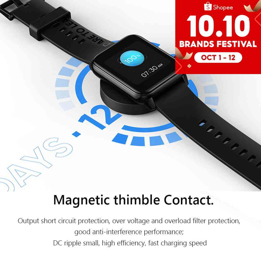 Yotome สายชาร์จ USB สําหรับสมาร์ทวอทช์ Realme Watch 2 Pro #4