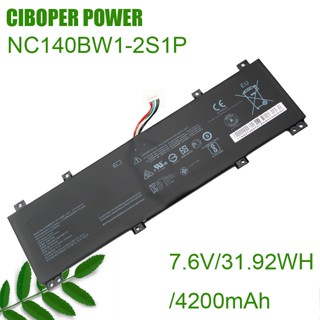 CP แบตเตอรี่แล็ปท็อปของแท้ใหม่ NC140BW1-2S1P 7.6V/31.92WH/4200MAh สำหรับ100S-14IBR 0813002 2ICP4/58/145