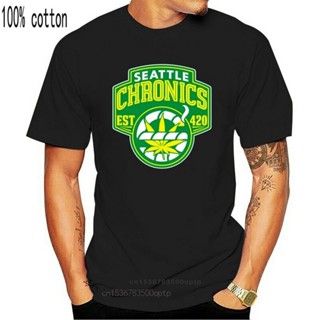 Bubunite เสื้อผ้าผชเสื้อยืด พิมพ์ลาย seattle Cronicsest 420 parody stoner weed pot toke smoke แฟชั่นฤดูร้อน สไตล์สตรีท ส