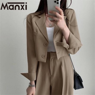 ❁✚▬Manxi เสื้อสูท ชุดสูทผู้หญิง เกาหลี สินค้ามาใหม่ A26M005