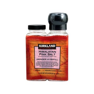 Kirkland Signature เคิร์กแลนด์ ซิกเนเจอร์ เกลือหิมาลายันสีชมพู ชนิดเม็ด พร้อมที่บดและขวดเติม 737g เกลือชมพู เกลือหิมาลัย