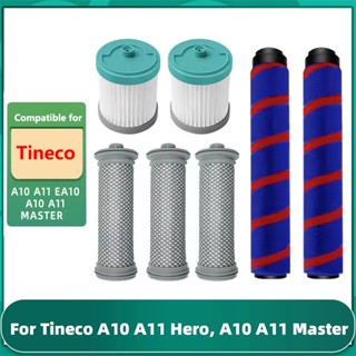 Tineco A10 A11 Hero A10 A11 Master PURE ONE S11 S12 PWRHERO11 แปรงลูกกลิ้ง ตัวกรอง และตัวกรองด้านหลัง อุปกรณ์เสริมเครื่องดูดฝุ่นไร้สาย