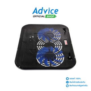 OKER Cooler Pad HVC-632 (2 Fan) Black