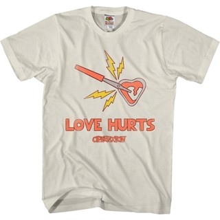 เสื้อไม่ต้องรีด Love Hurts Operation T-Shirt เสื้อคู่ เสือยืดผู้ชาย ผ้านุ่ม