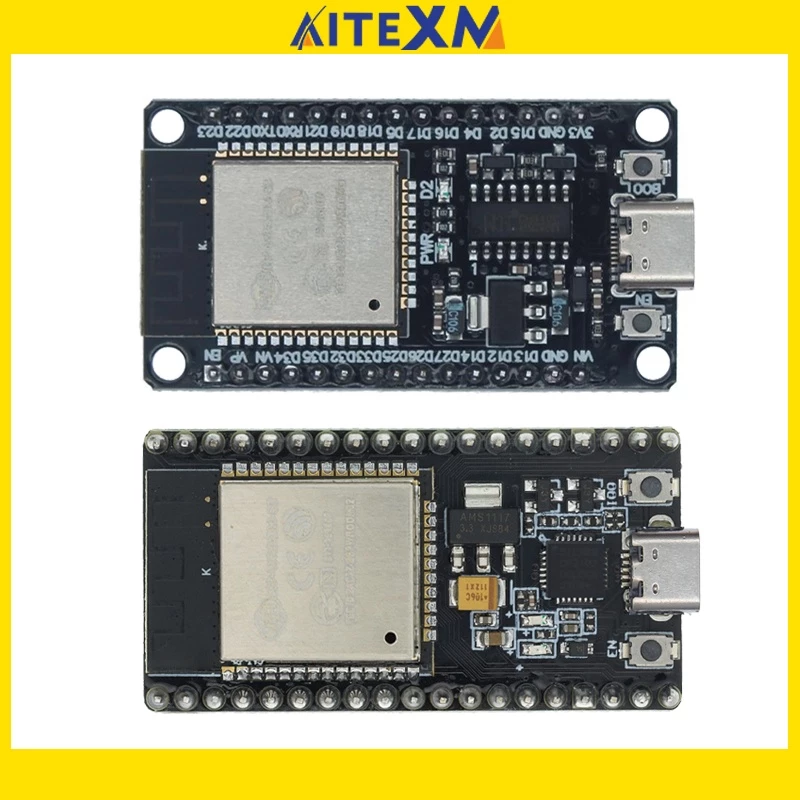 Esp32 บอร์ดพัฒนา TYPE-C USB CP2102/FT232/CH340C WiFi + บลูทูธ Ultra-Low Power Dual Core ESP32-DevKitC-32 ESP-WROOM-32 บอร์ดขยาย
