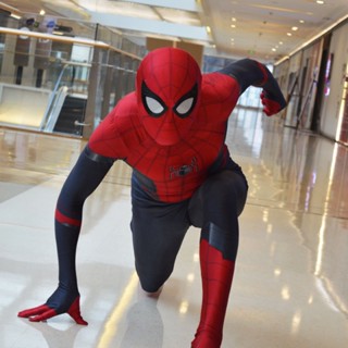 ชุดจั๊มสูทคอสเพลย์ Spiderman Away From Home Superhero Zentai Spider Man สําหรับผู้ชาย และผู้หญิง