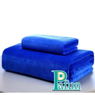 Cotton Towel set blue color ผ้าเช็ดตัวเกรดโรงแรม ผ้าเช็ดตัวโรงแรม ผ้าขนหนูเช็ดตัว ผ้าขนหนู