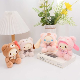 SANRIO พวงกุญแจ จี้ตุ๊กตาอนิเมะ Hello Kitty My Melody Cinnamoroll น่ารัก เครื่องประดับ สําหรับห้อยกระเป๋า