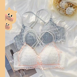 🎀bearbra🎀ชุดชั้นใน สบาย นุ่ม ปรับได้ ดันขึ้น ชุดชั้นใน 3/4 คัพ ชุดชั้นในสตรี บราเล็ตต์