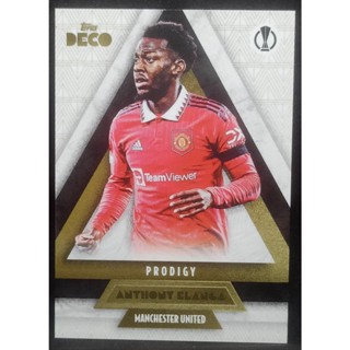 การ์ดนักเตะ ฟุตบอล การ์ดนักเตะ ฟุตบอล ANTHONY ELANCA  เสื้อทีม แมนยู Manchester United 2022-2023 Deco Prodigy Rookie RC