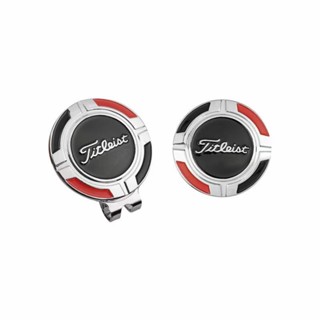 【Korea】 Titleist Golf Hat Clip Metal Magnetic Mark Green Ball Supplies