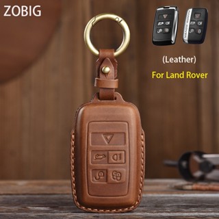 Zobig เคสกุญแจรีโมทรถยนต์หนัง พร้อมพวงกุญแจ สําหรับ Range Rover