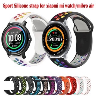 Xiaomi Mibro Lite 2 /Air อุปกรณ์สำหรับนาฬิกา For Xiaomi Mi Watch Color 2 นาฬิกาสมาร์ท สายซิลิโคน for Mi watch / Mi watch S1 Pro band กันน้ำ