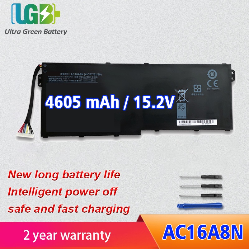 Original AC16A8N Battery สำหรับ Acer Aspire V17 V15 Nitro BE VN7-593G VN7-793G 73YP 78E3 717L VN7-79